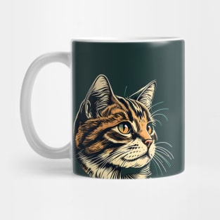 Happy Funny Cat Face Lover Mug